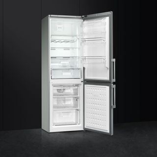 Nevera combi inox SMEG A++