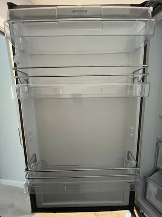 Nevera combi inox SMEG A++