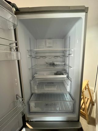 Nevera combi inox SMEG A++