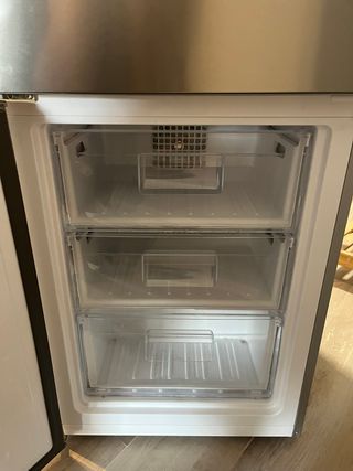 Nevera combi inox SMEG A++