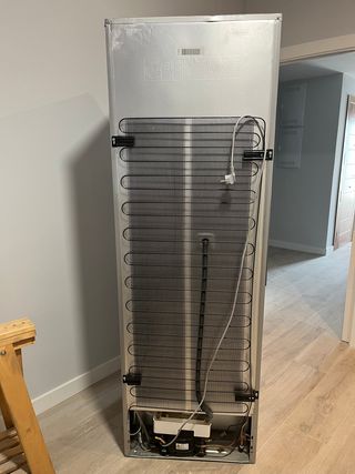 Nevera combi inox SMEG A++