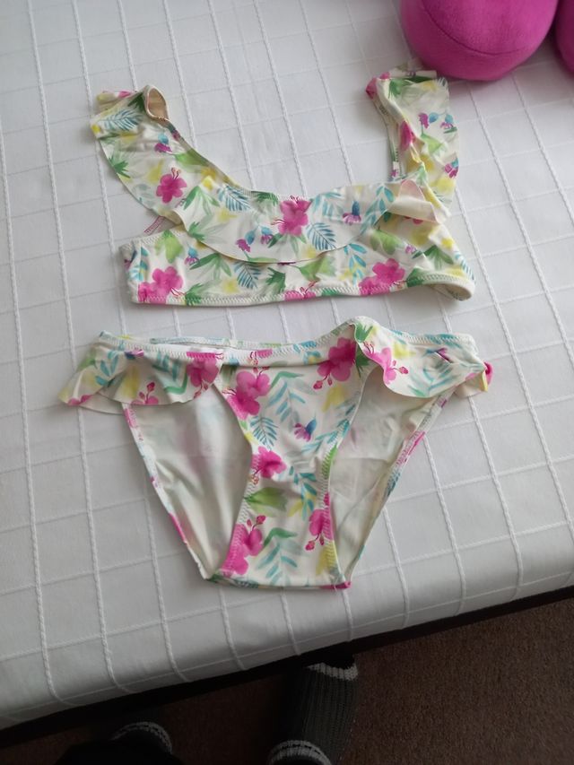 Bikini niña estampado Zara