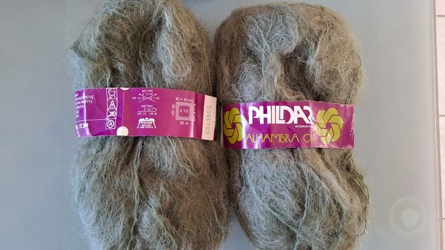 10 gomitoli di lana kid mohair. Phildar