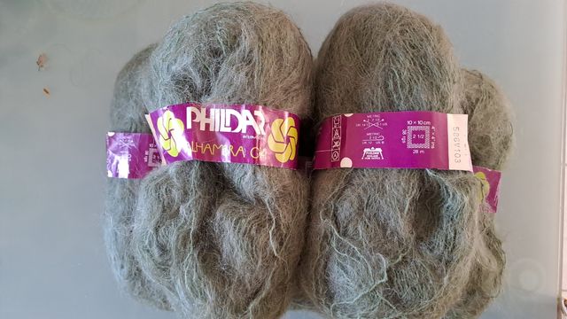 10 gomitoli di lana kid mohair. Phildar