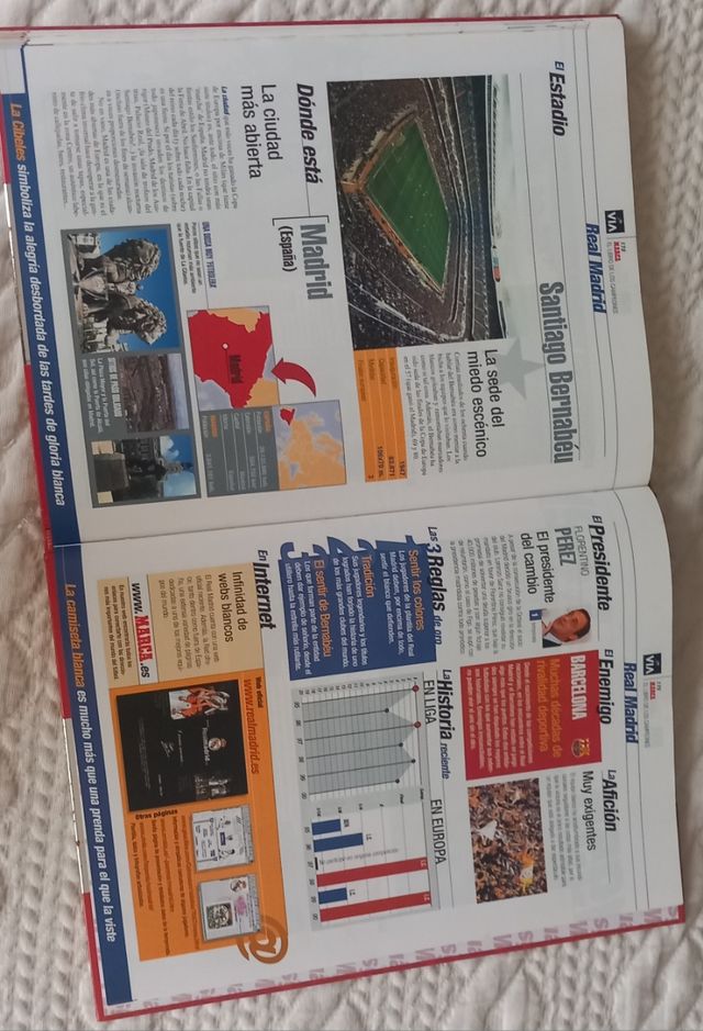 Libro de los campeones Europa. Futboll