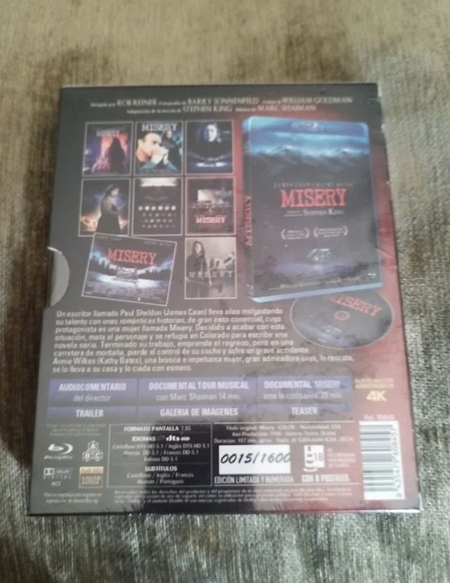 MISERY Edic. Especial limitada y numerada BD