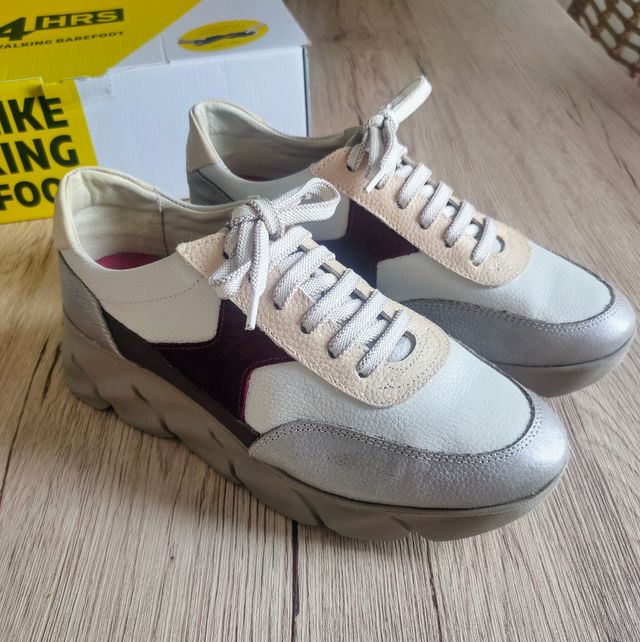 Zapatillas 24 hs cuero legitimo