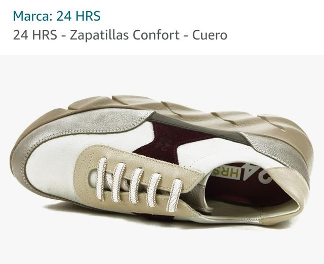 Zapatillas 24 hs cuero legitimo