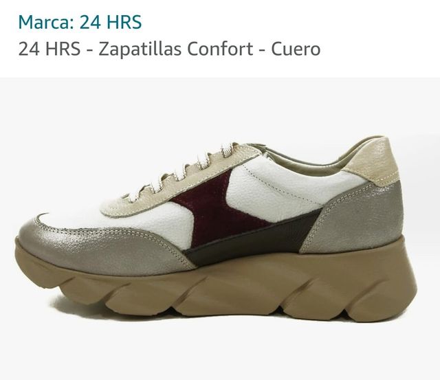 Zapatillas 24 hs cuero legitimo