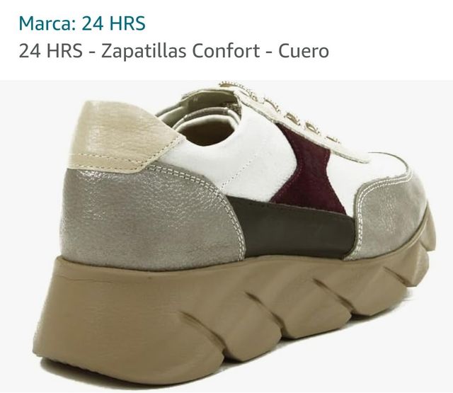 Zapatillas 24 hs cuero legitimo