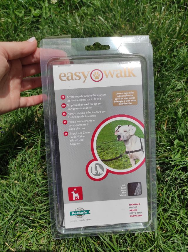 Arnés + correa anti tirones