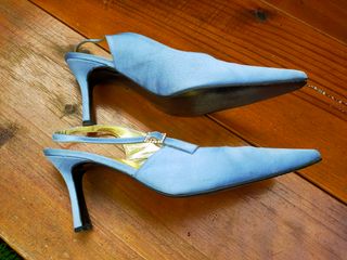 Zapatos raso azul talla 40