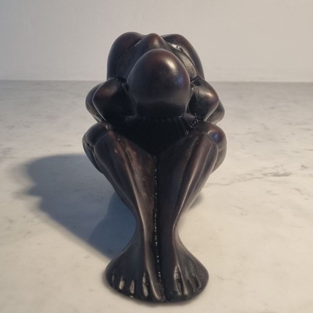 Statuina uomo riflessione