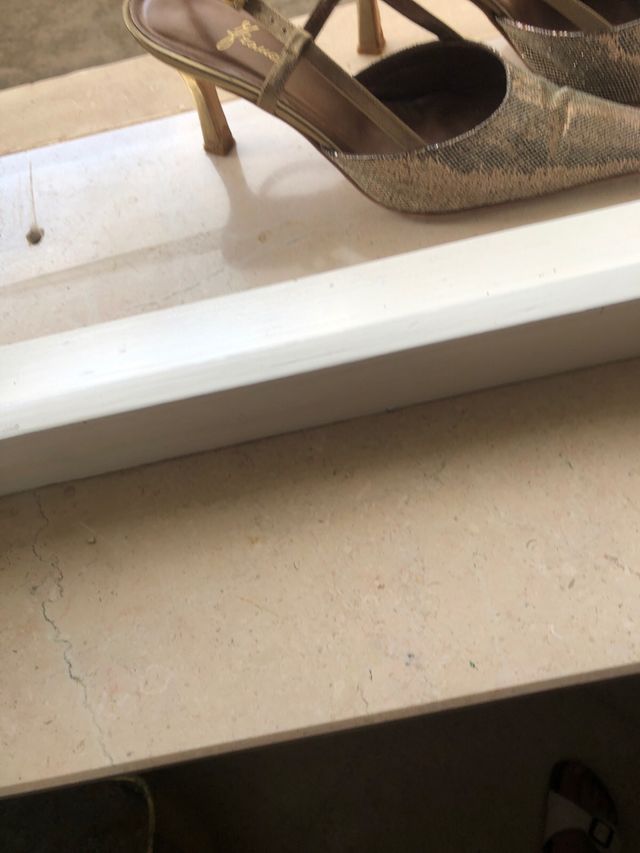 Scarpe donna eleganti color bronzo