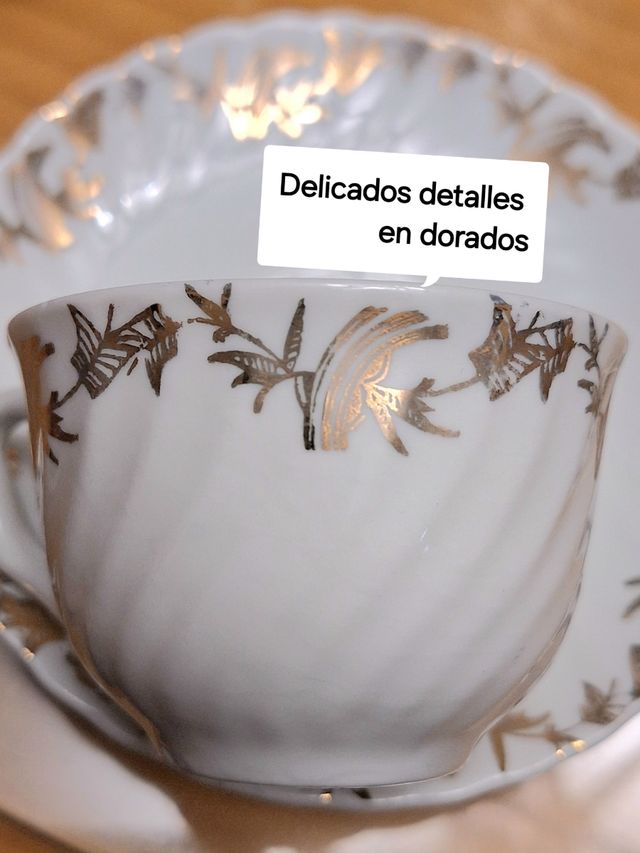 Antigüedades. Juego café Royal Gijón