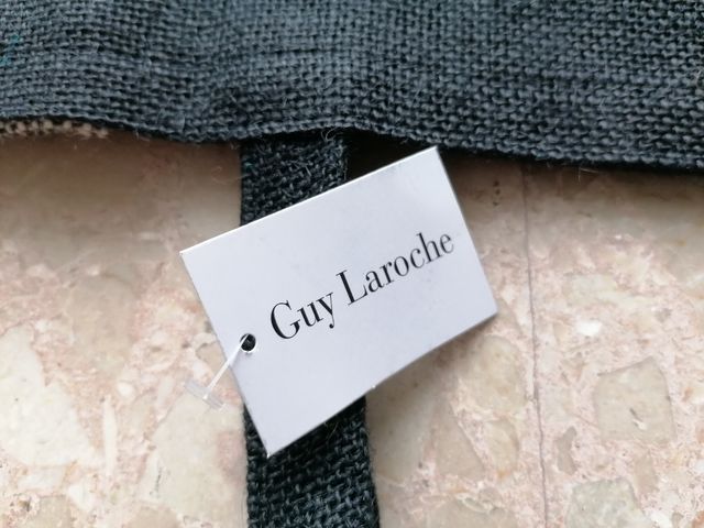 Borsa da mare 100% juta (nero/beige)