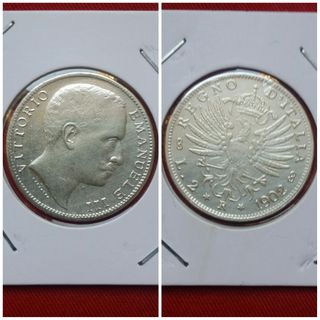 2 Lire 1902 - Aquila Sabaudia - Riproduzione