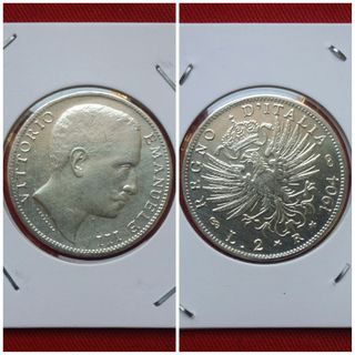 2 Lire 1904 - Aquila Sabaudia - Riproduzione
