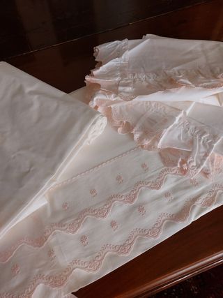 Coordinato matrimoniale in puro cotone 