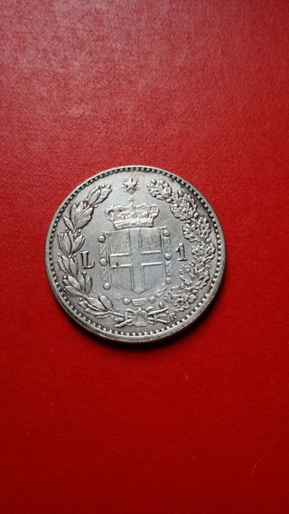 1 Lire 1887 - Umberto I - Riproduzione