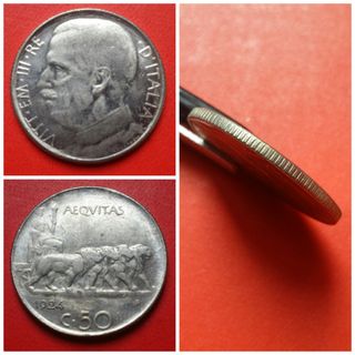 50 cent Aequitas 1924 - Riproduzione