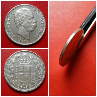 1 Lire 1892- Umberto I - Riproduzione