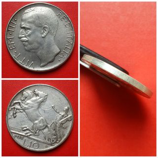 10 Lire 1929 - Vitt Em III - Riproduzione