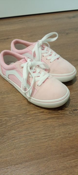 Zapatillas bambas niña rosas