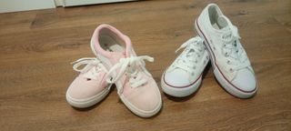 Zapatillas bambas niña rosas