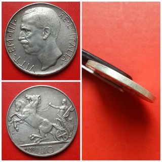 10 Lire - 1930 - Vitt Em III - Riproduzione