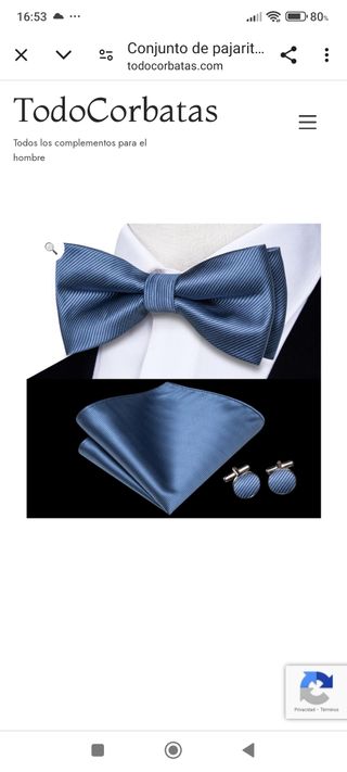 Trajes y complementos caballero