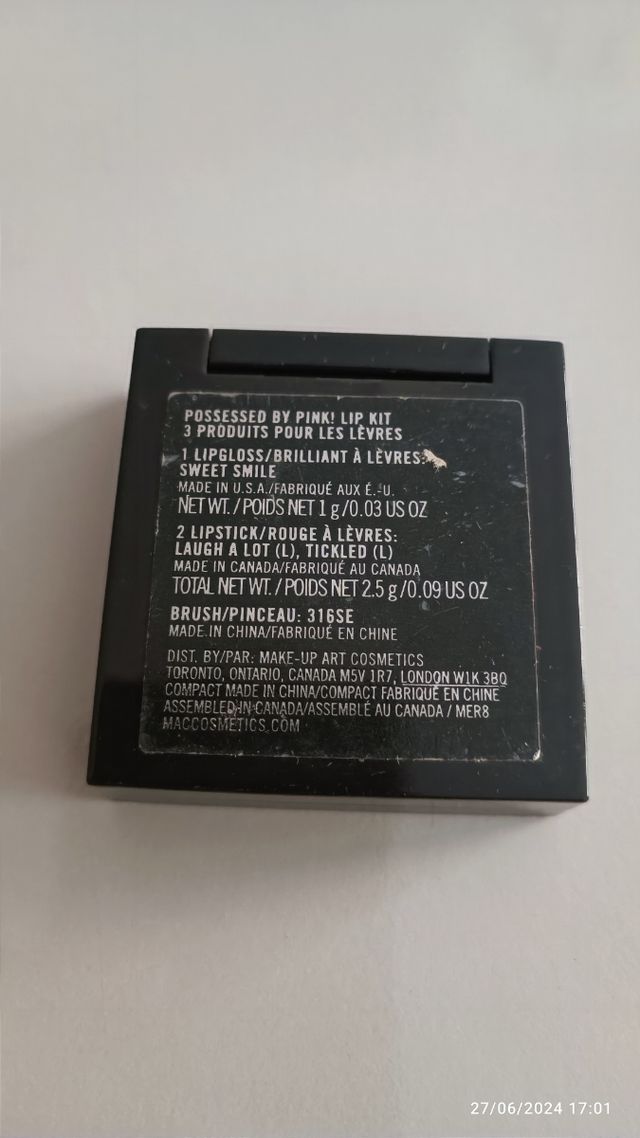 MAC Set de maquillaje labial + neceser