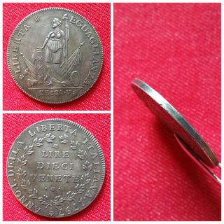 10 Lire venete 1797 - errore stampa - Riproduzione