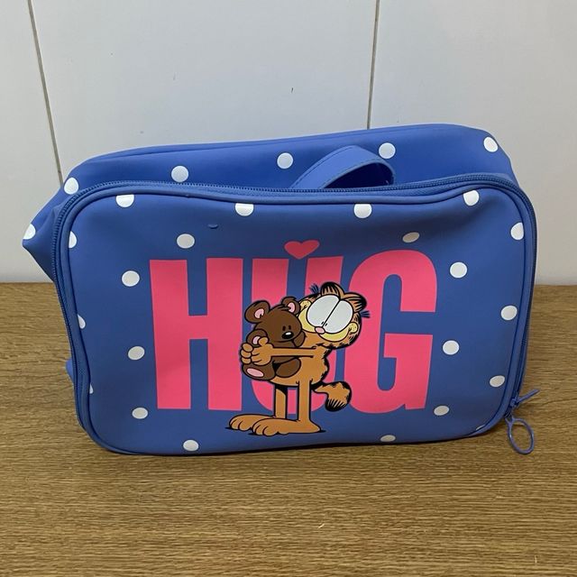 Neceser lila/azul de Garfield