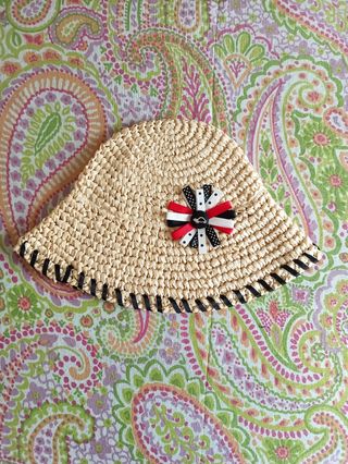 Cappello Carpisa in carta intrecciata