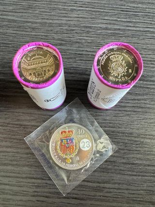 Rollos monedas España + Princesa Leonor 