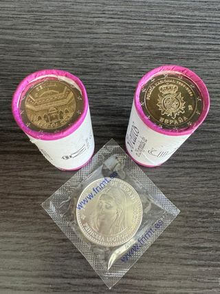 Rollos monedas España + Princesa Leonor 