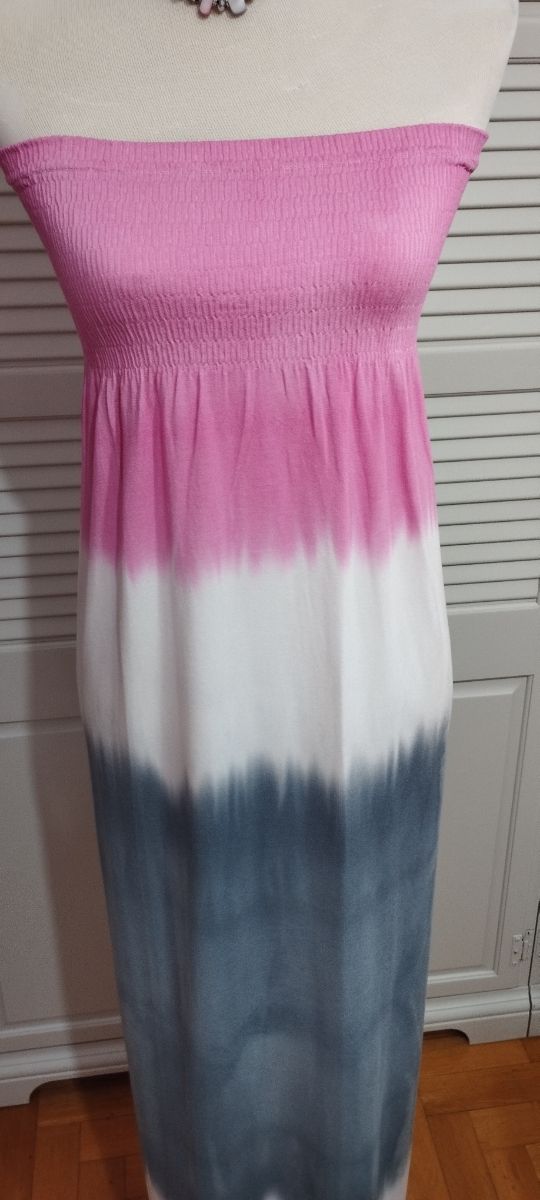 Abito lungo multicolore tg L