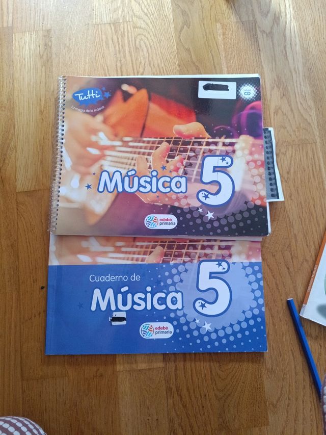 Libros música 5 primaria Edebe