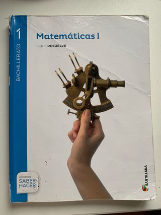 Libro de "Matematicas" 1 Bachiller