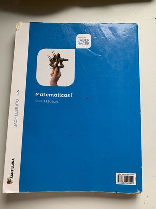 Libro de "Matematicas" 1 Bachiller