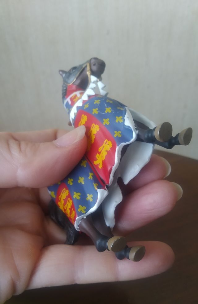 Jinete medieval de plomo