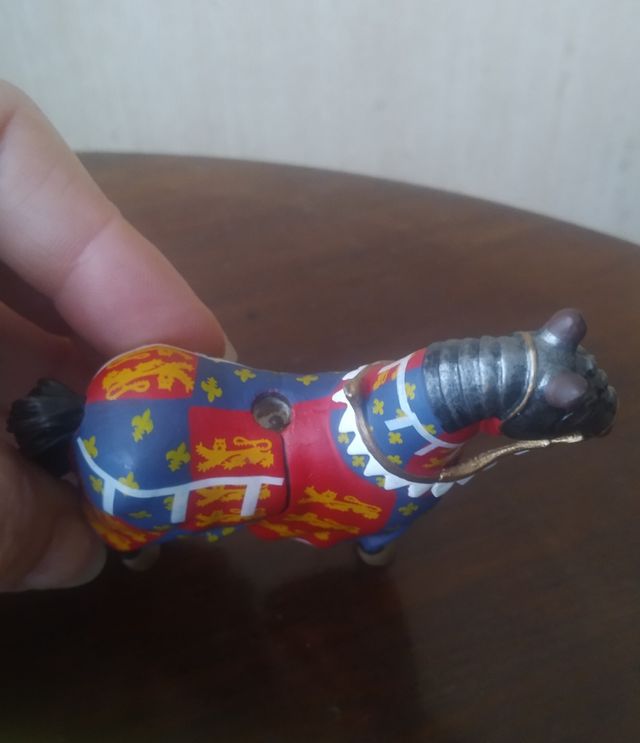 Jinete medieval de plomo