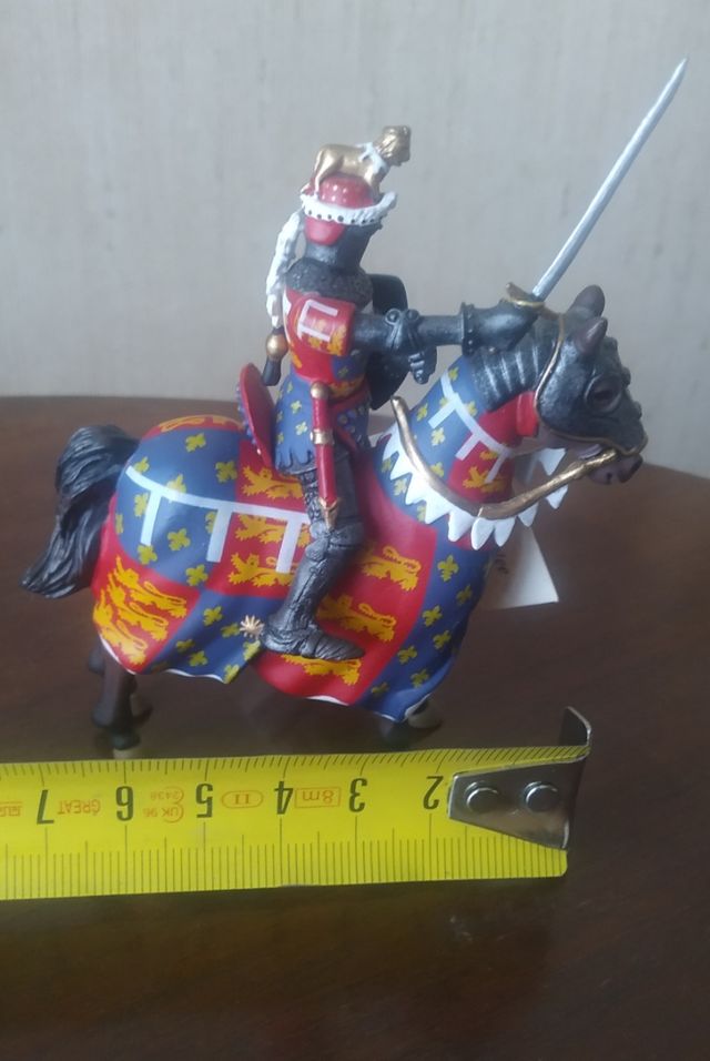 Jinete medieval de plomo