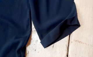 Blusa camicetta nera lung dietro