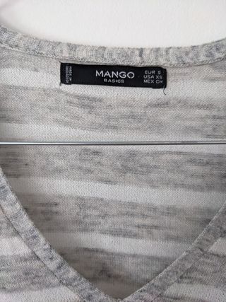 Jersey de punto fino rayas Mango