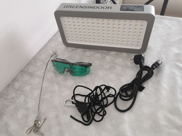 Lampara crece plantas Greensindoor