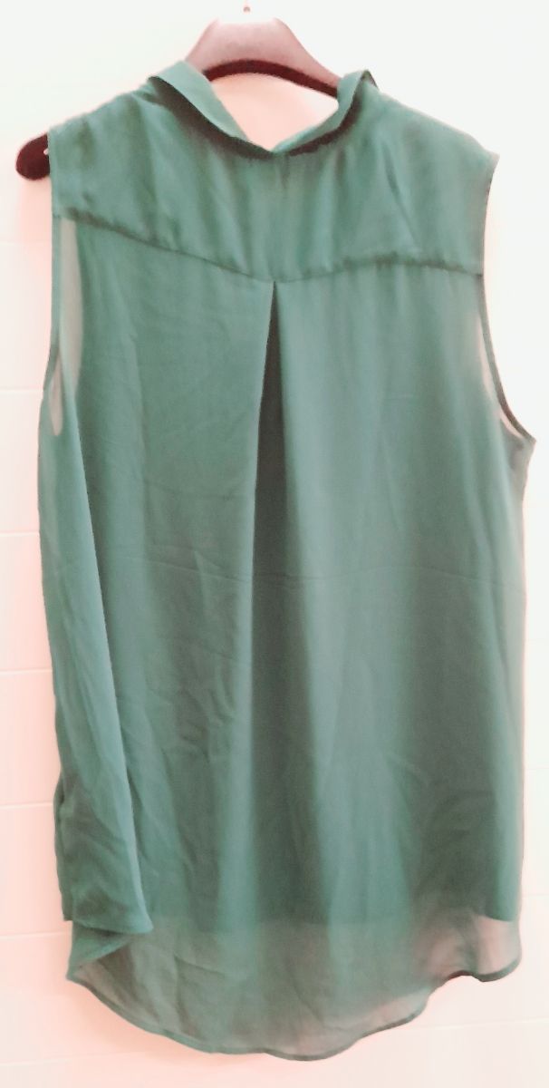 Camicetta blusa canotta verde