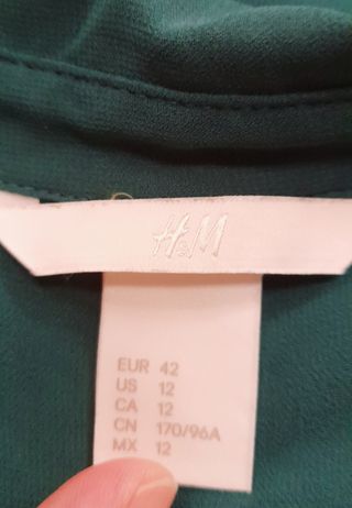 Camicetta blusa canotta verde