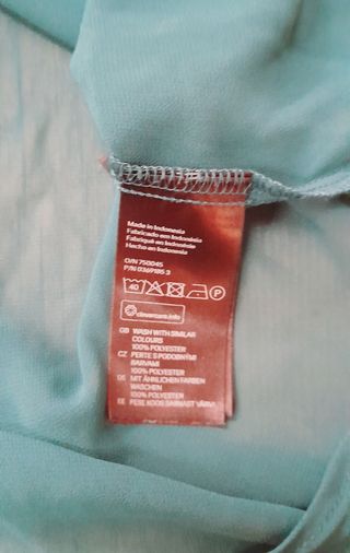 Camicetta blusa canotta verde